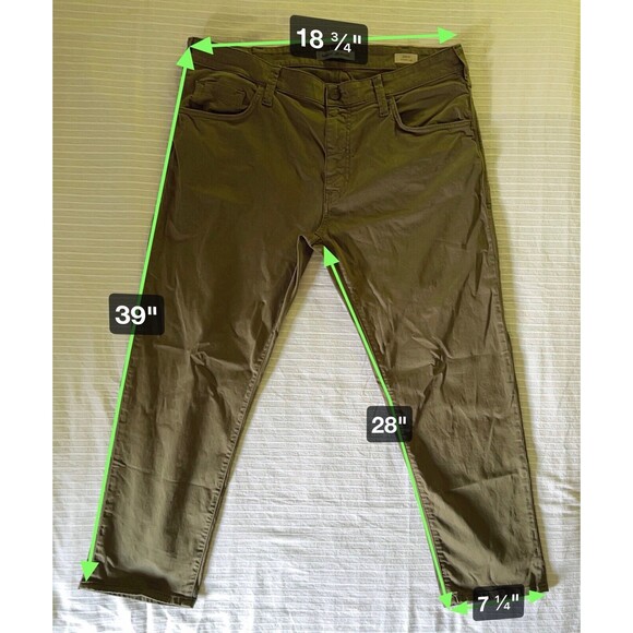 Mavi Jeans Zach Men’s - Military Green - 38 x 28 - Straight Leg - Stretch - Picture 3 of 8